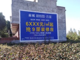 石首品牌公司青睐的墙体广告