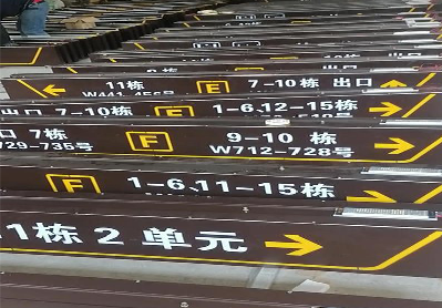 石首广告标识中，常见的几种安装方式。